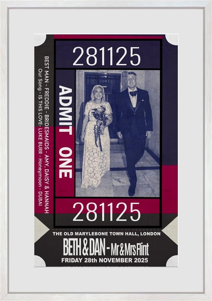 Admit One: Create Your Own Love Story by Linda Charles – signed studio edition