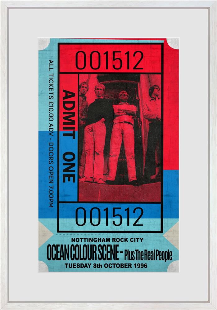 Admit One: Ocean Colour Scene by Linda Charles – signed studio edition