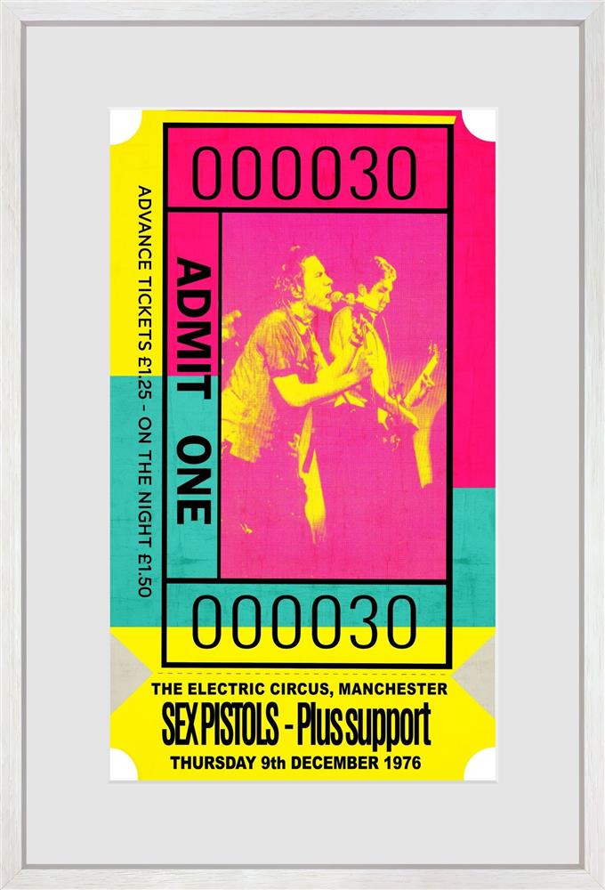 Admit One: Sex Pistols by Linda Charles – signed studio edition