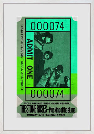 Admit One: The Stone Roses by Linda Charles – signed studio edition