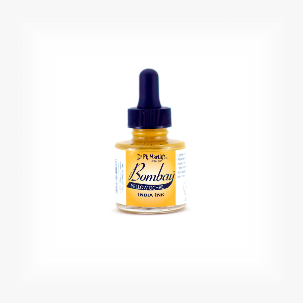 Dr. Ph. Martin's Bombay India Ink 30ml – 1oz / Yellow ochre