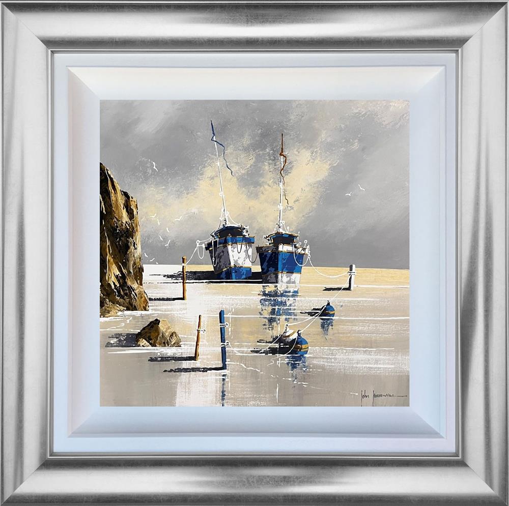 Between Sea And Sky by John Horsewell, original acrylic marine painting