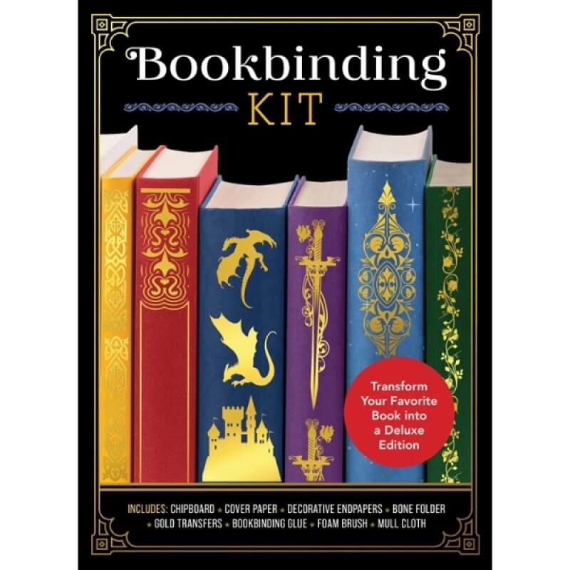 Bookbinding Kit – Rebind Paperback Books into Hardcovers – Bradbury Art