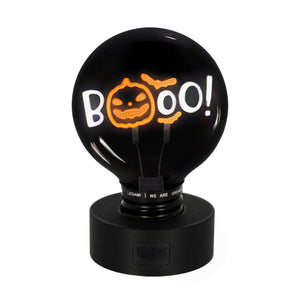 Legami Bulb Fiction XL pumpkin table lamp, detail
