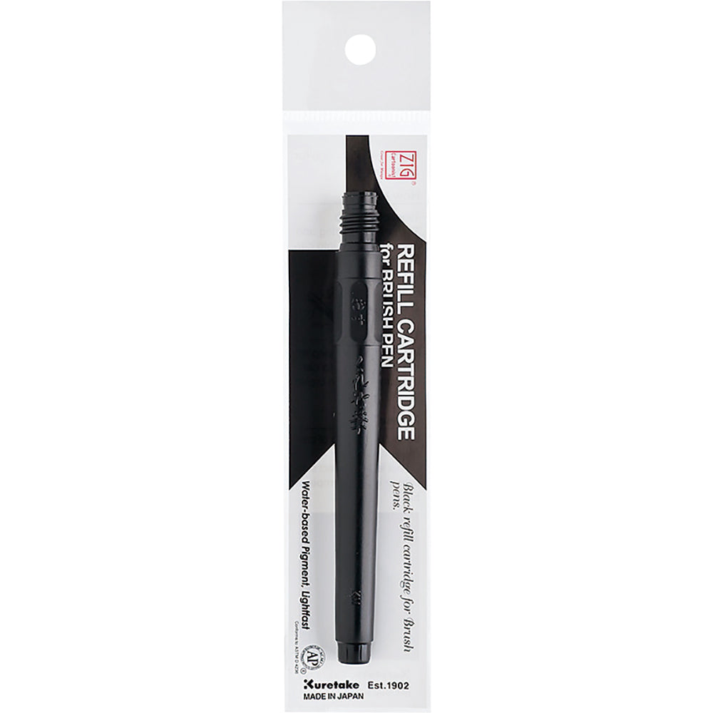 Kuretake ZIG Cartoonist Brush Pen Refill - No.22 Black