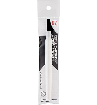 Kuretake ZIG Cartoonist Brush Pen Refill - No.22 White