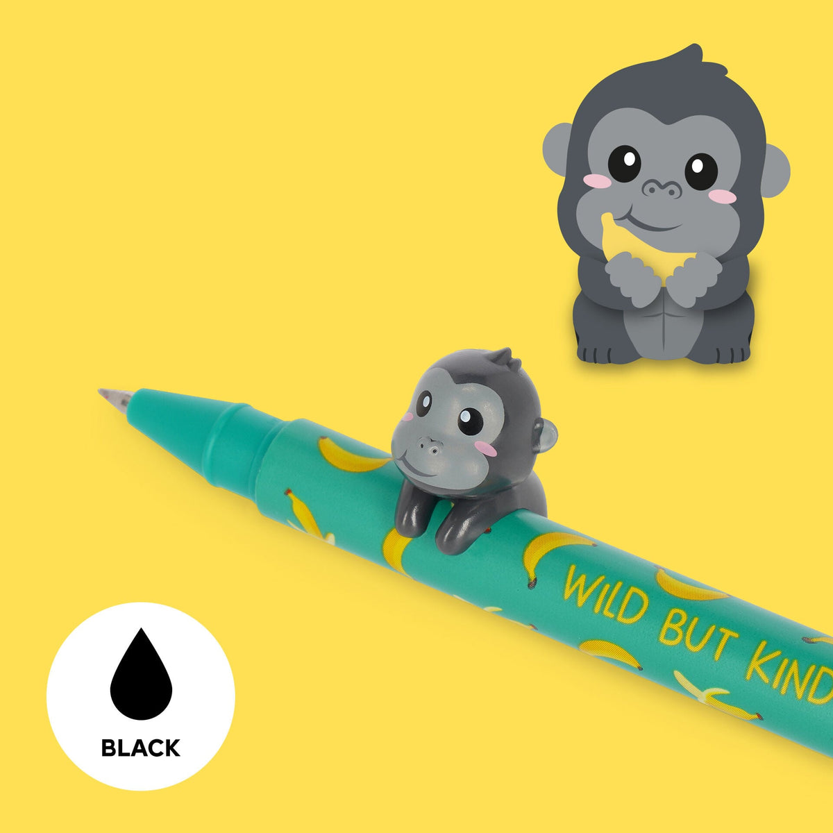 Legami Gorilla Lovely Friends gel pen — view 2