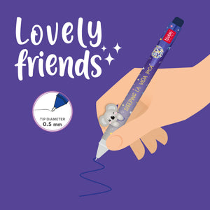 Legami koala gel pen resting on a desk