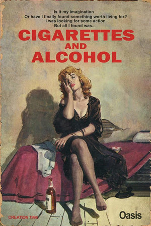 Cigarettes And Alcohol (Miniature) by Linda Charles – signed studio edition