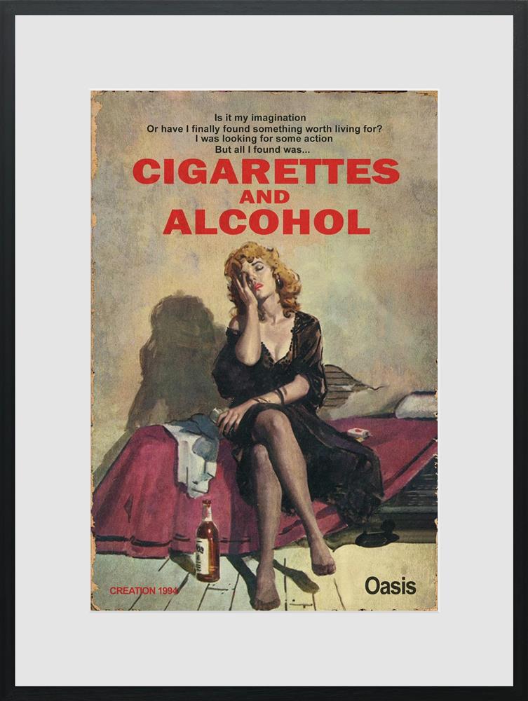 Cigarettes And Alcohol by Linda Charles – signed studio edition
