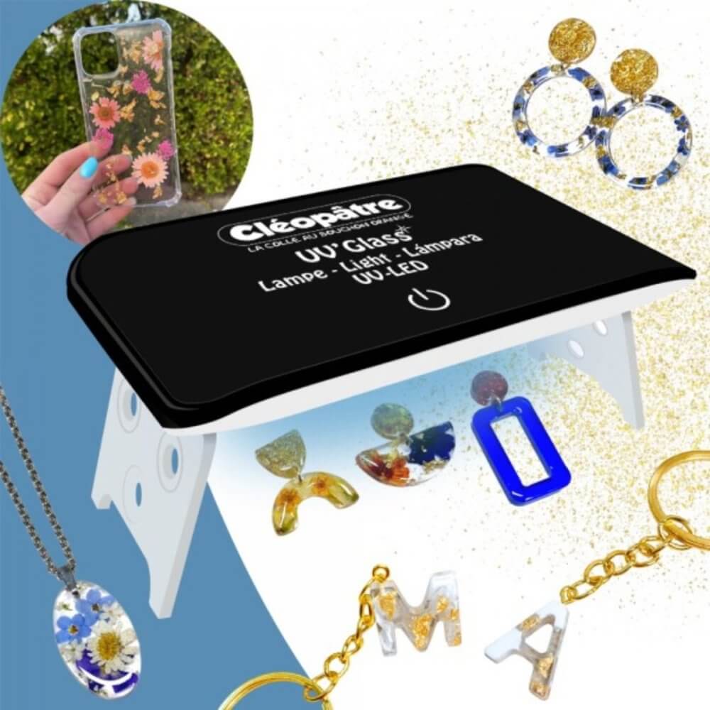Cleopatre UV-LED Lamp – Resin Curing Light for UV Resin