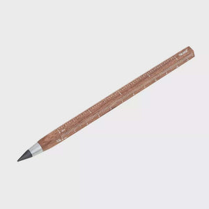 Construction Endless Walnut Pencil with sustainable writing tip and ruler scale