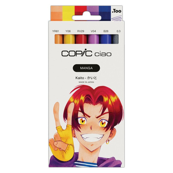 Copic Ciao (Manga) Set of 6" Kaito