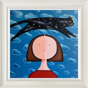 Cosmic Cat by Michael Abrams – original painting