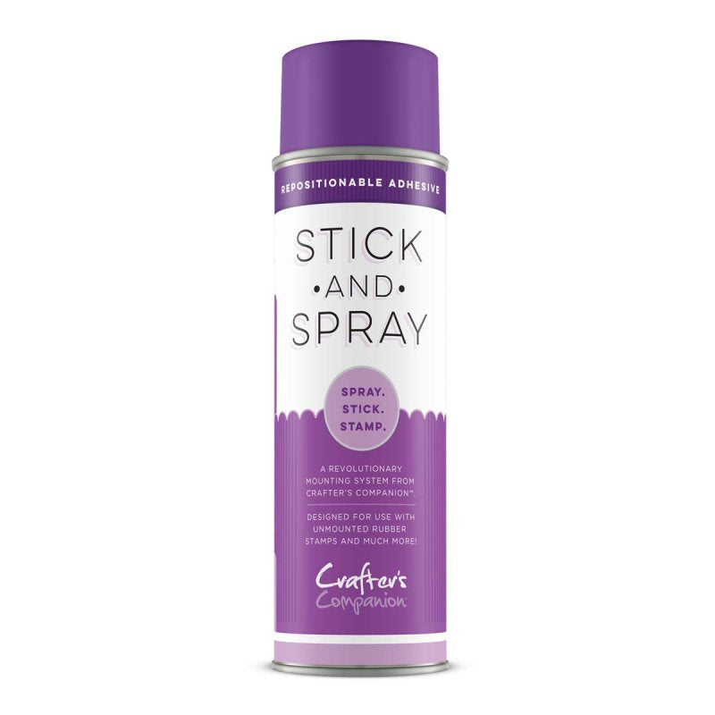 Crafter's Companion Stick and Spray Mounting Adhesive (PURPLE CAN)