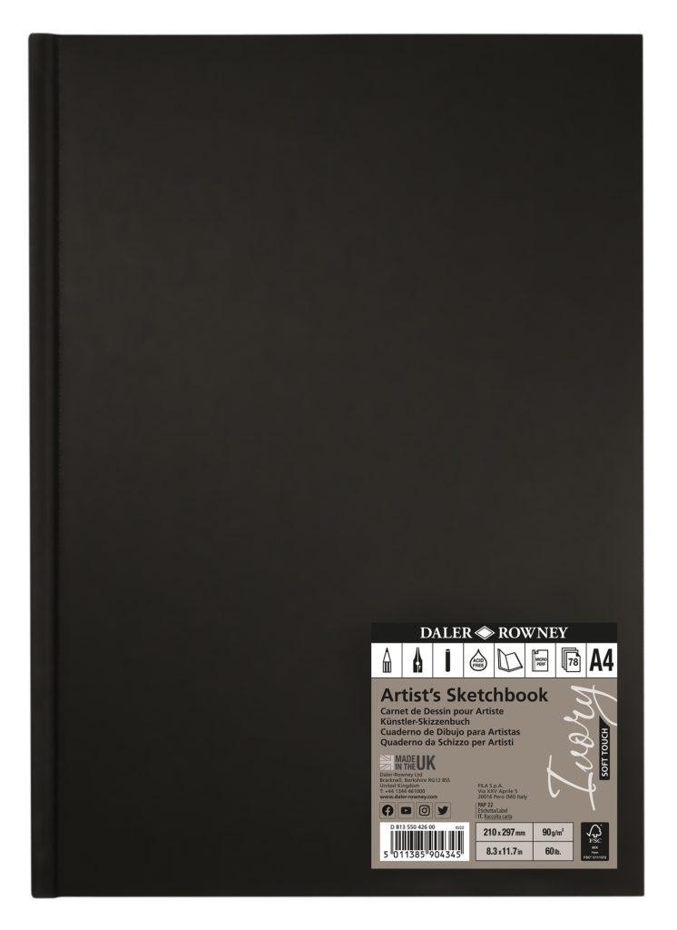 Daler Rowney Ivory Soft Touch Sketchbook A4 Portrait