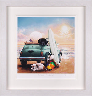 Doug Hyde Beach Buddies, framed