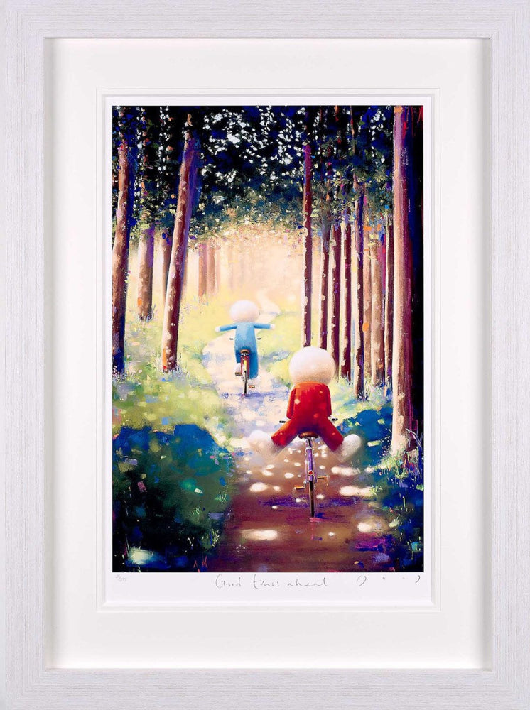 Doug Hyde Good Times Ahead, framed