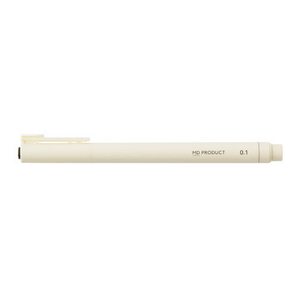 MD Drawing Pen with water-resistant pigment ink, ideal for MD Notebook, featuring a clearly indicated tip size for easy use.