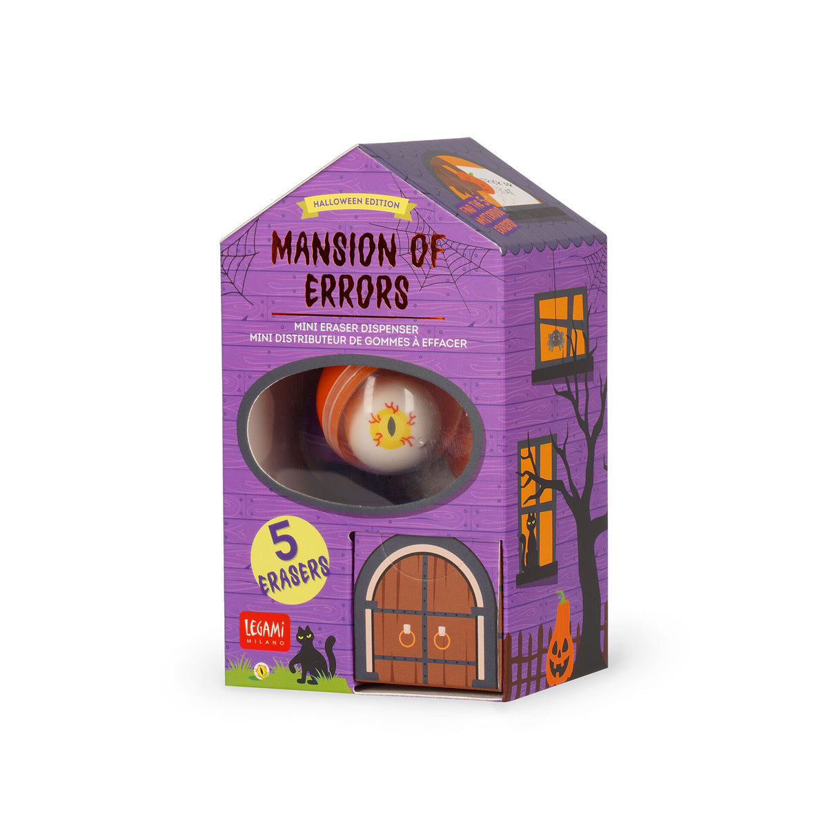 Legami Mansion of Errors eraser dispenser, detail
