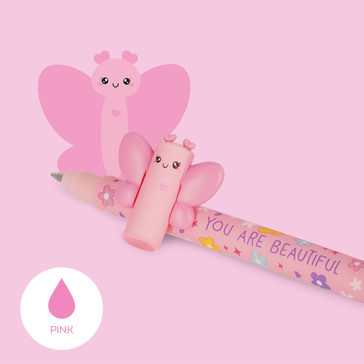 Legami Butterfly erasable gel pen — view 2