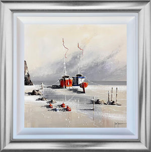 Echoes Of Saltwater by John Horsewell, original acrylic marine painting
