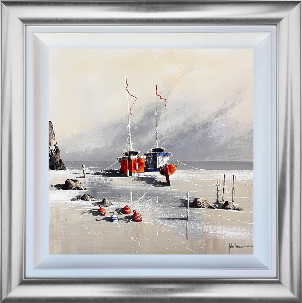 Echoes Of Saltwater by John Horsewell, original acrylic marine painting