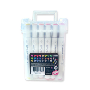 Elements Kroma Alcohol Markers 24 piece set storage box detail