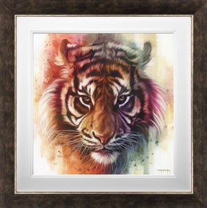 Eye of the Tiger by Ben Jeffery – signed tiger giclée on paper