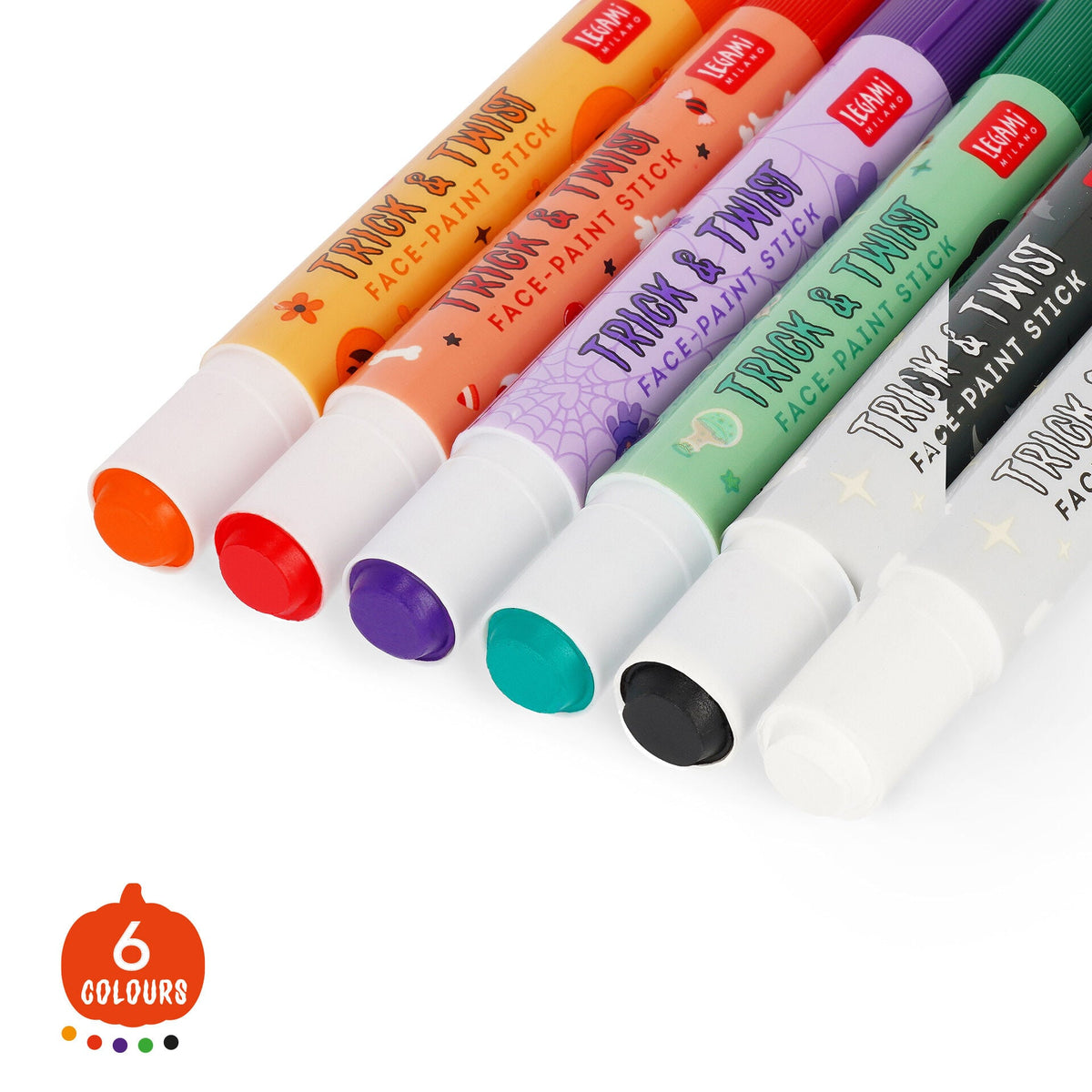 Legami Trick and Twist face paint sticks, alternative view