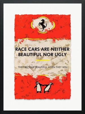 Ferrari (F1 Philosophy) by Hue Folk – signed studio edition