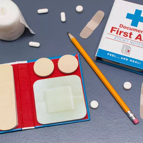 First Aid Sticky Notes – Bandage & Ointment Memo Pad Set