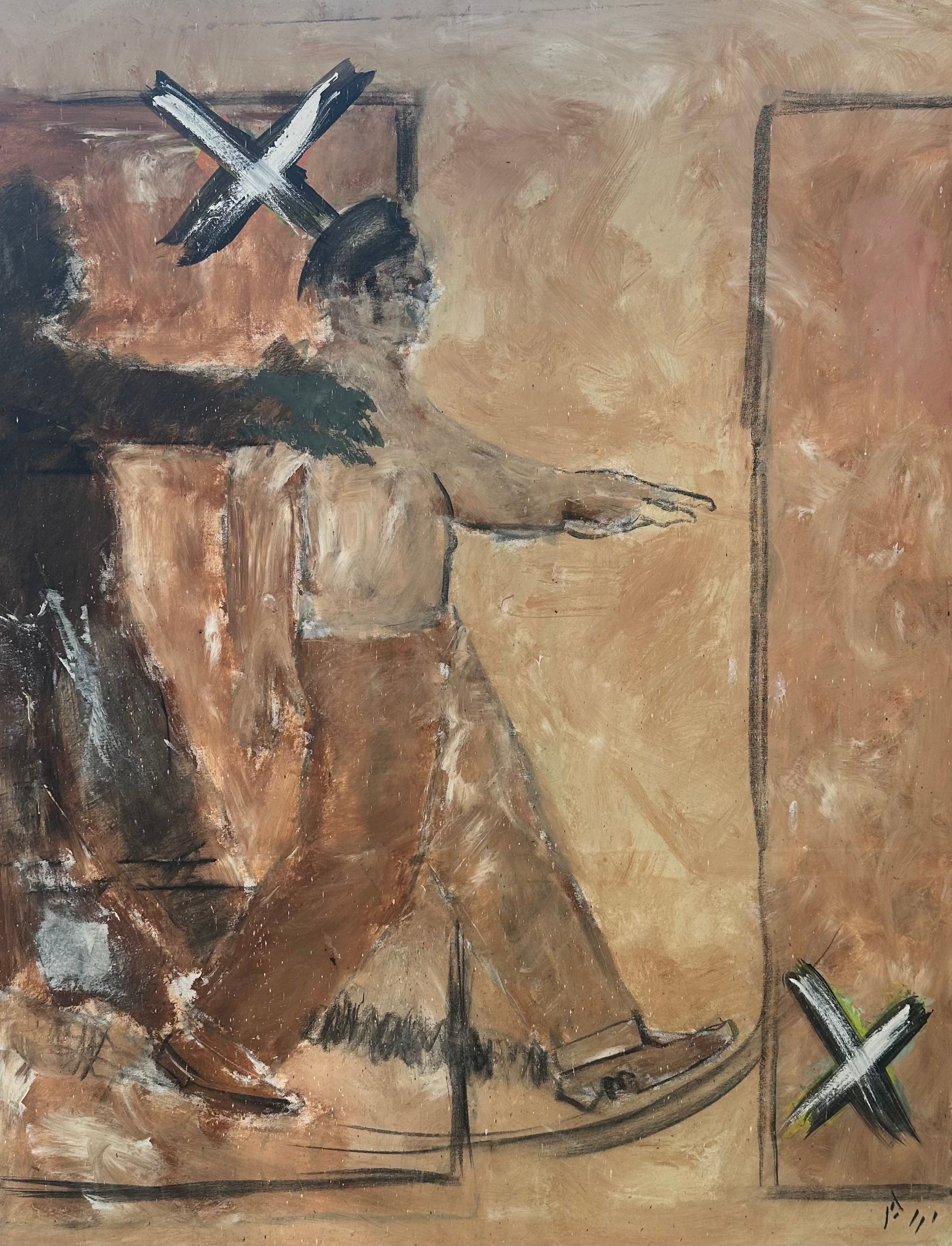 Study for Man Walking Through a Wall by Paul Yates