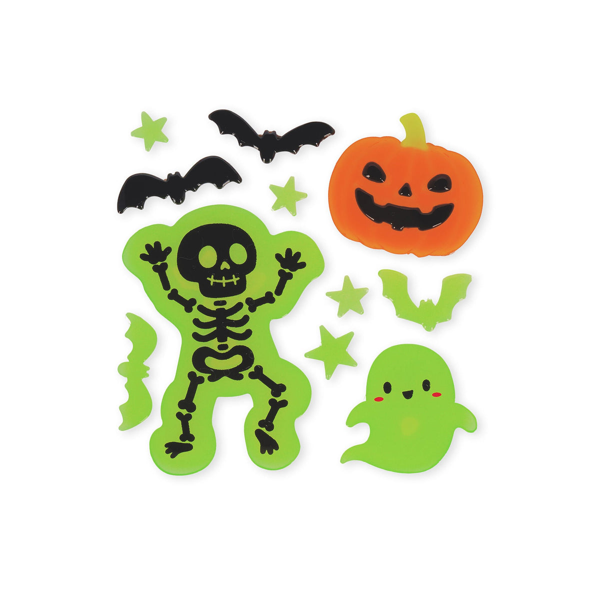 Legami Windo-Glow skeleton gel window stickers, alternative view