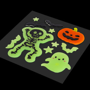 Legami Windo-Glow skeleton gel window stickers, detail