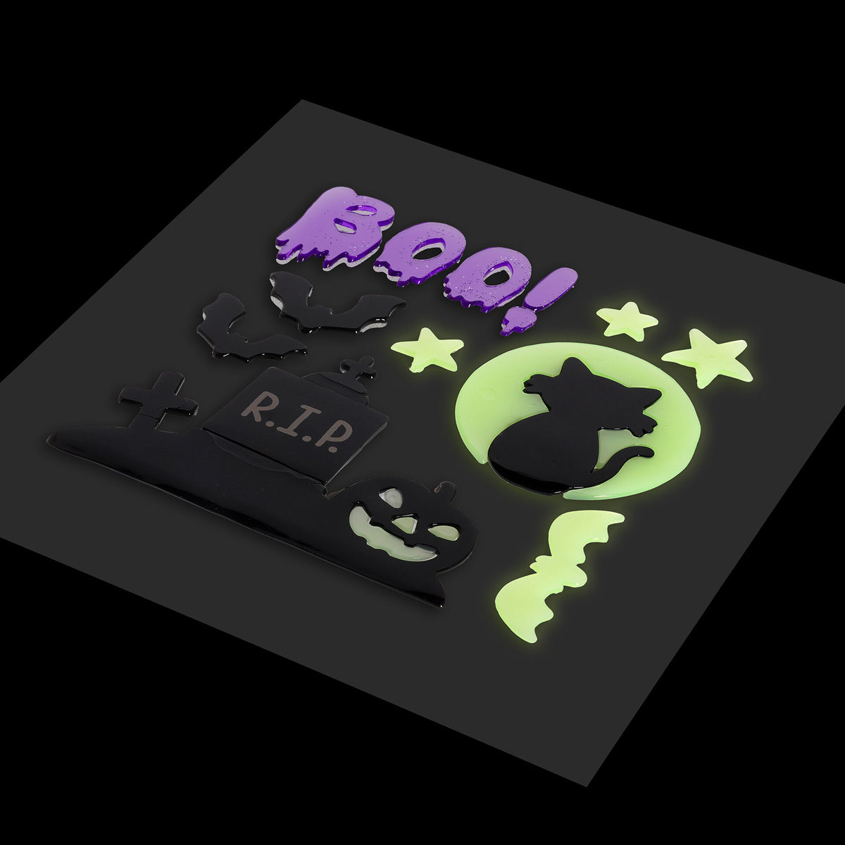 Legami Windo-Glow Boo gel window stickers, detail
