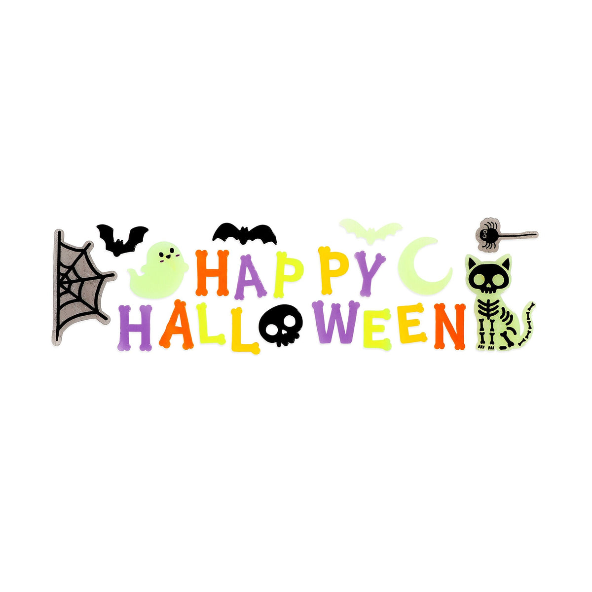 Legami Windo-Glow Happy Halloween gel window stickers, alternative view