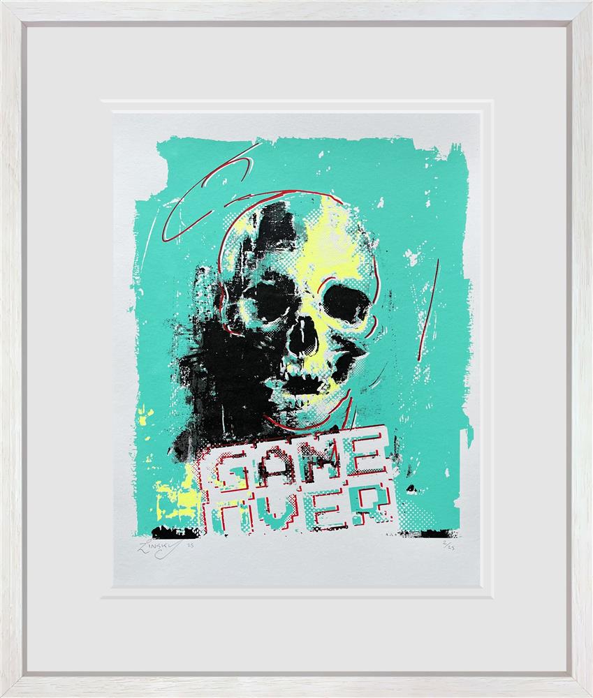 Game Over by Zinsky – signed limited-edition screenprint