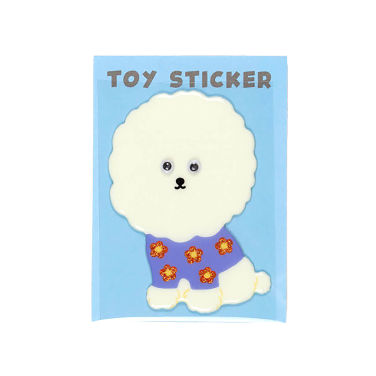 Greeting Life Googly Eye Toy Stickers Bichon Frise