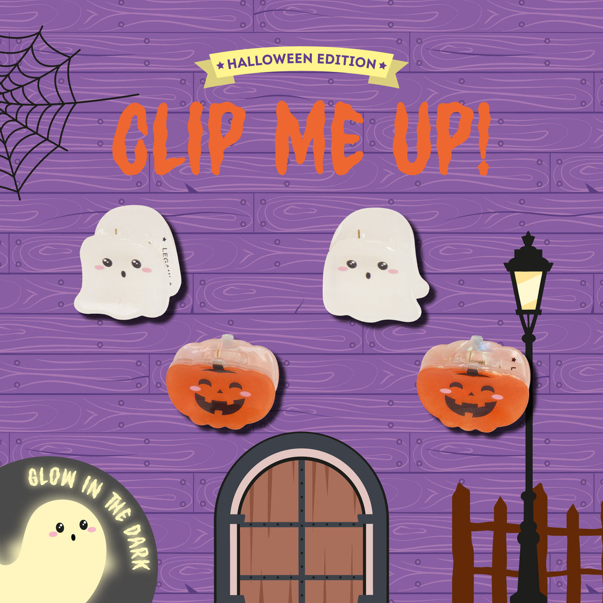 Legami Clip Me Up Halloween hair clips, alternative view