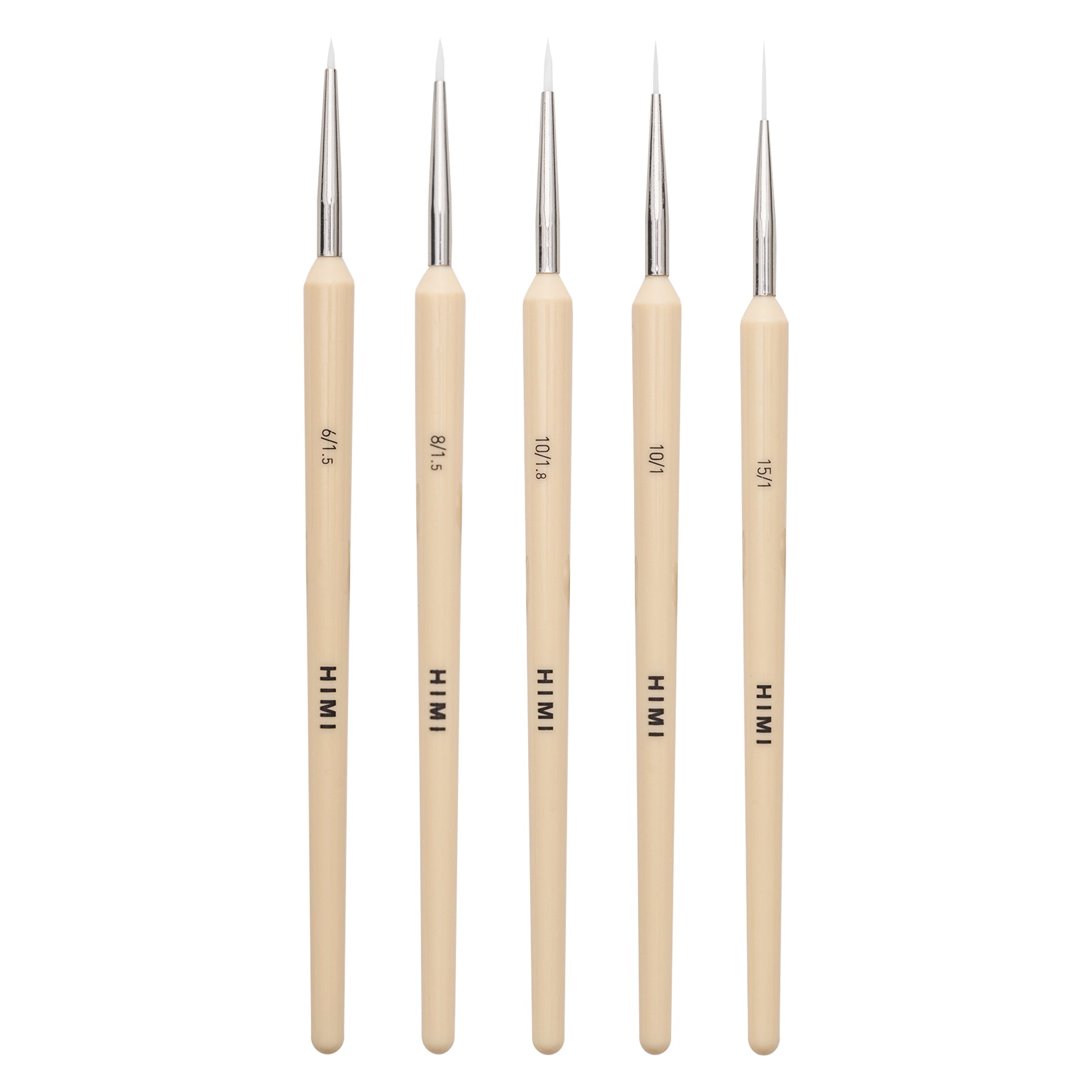 HIMI Brush Set - 5 Liner Brushes (Detail Painting Set)