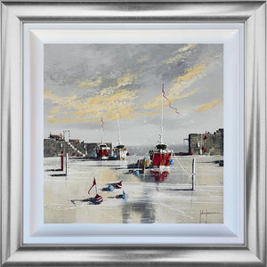 Harbour Basin in Gold by John Horsewell