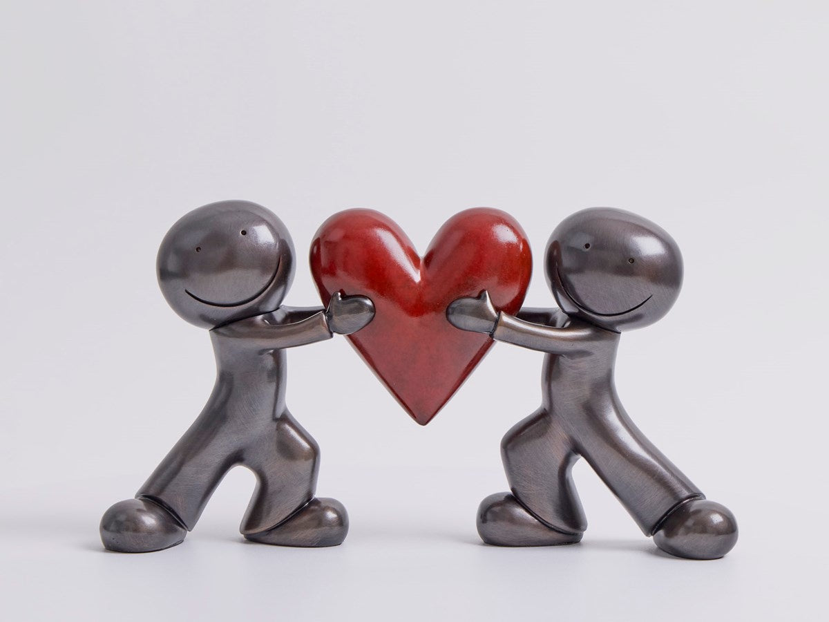 Heart to Heart Bronze Sculpture by Doug Hyde