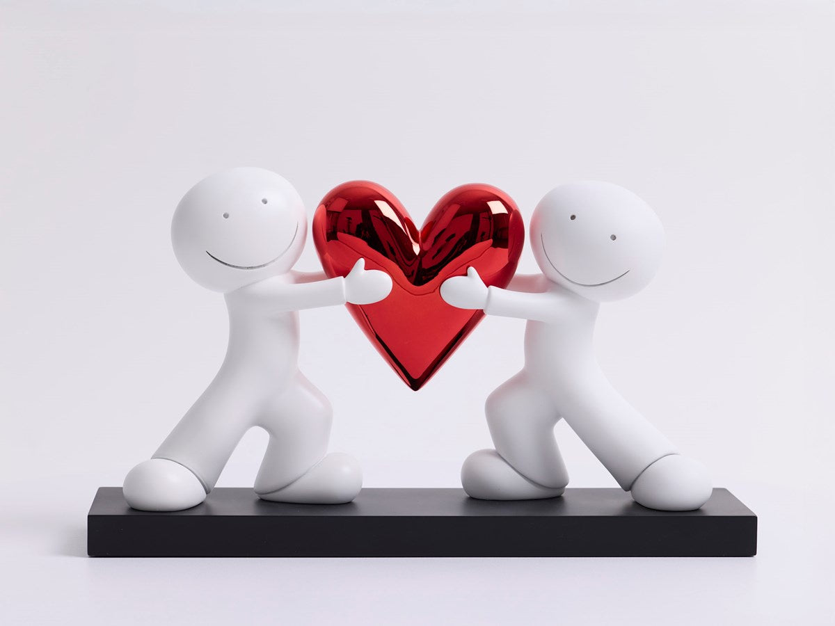 Heart to Heart Sculpture by Doug Hyde