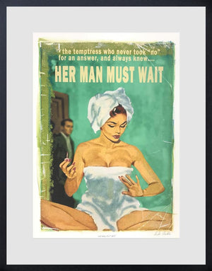 Her Man Must Wait (Pulp) by Linda Charles – signed studio edition