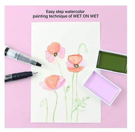 ZIG Exploring Watercolor – How to Paint Flowers Kit