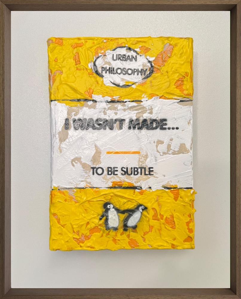 I Wasn't Made Mini Storybook by Hue Folk, original mixed media