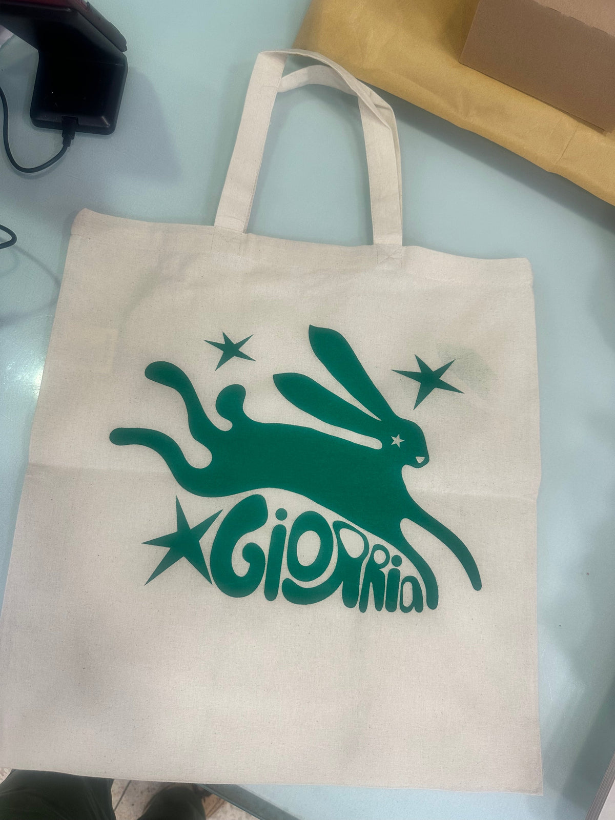 Fleadh Belfast 2026 hand screen-printed tote bags at bradburyART, Belfast