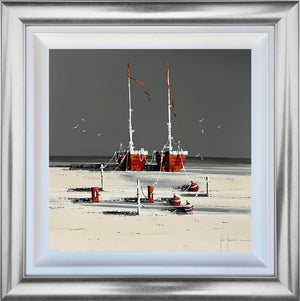 If I Stay by John Horsewell, original acrylic seascape