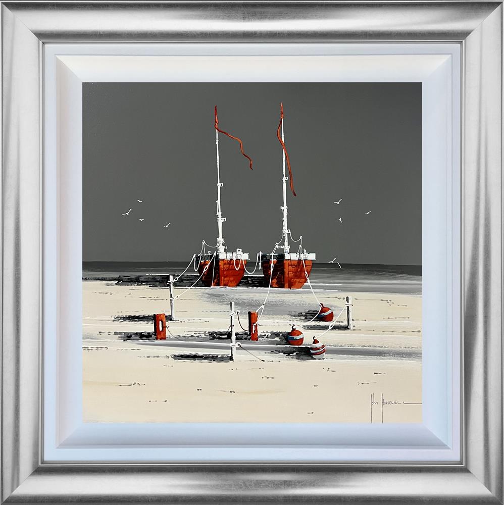 If I Stay by John Horsewell, original acrylic seascape